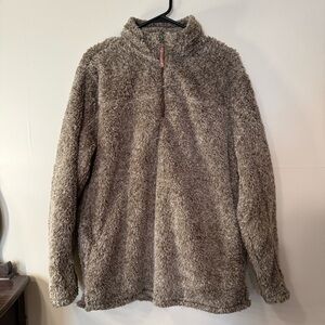 Alpine Cozy Fleece Sweater - Taupe
